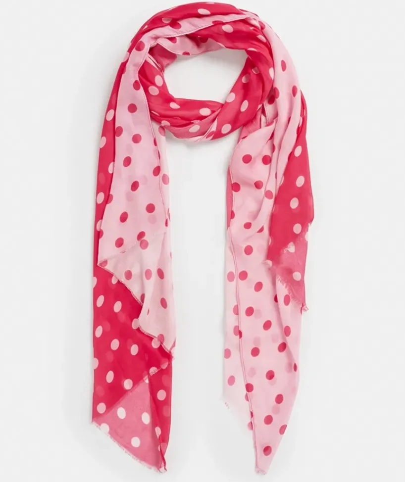 Pink Spot Scarf<Sussan Best