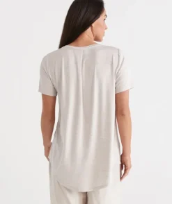 Pleat Back Tee<Sussan