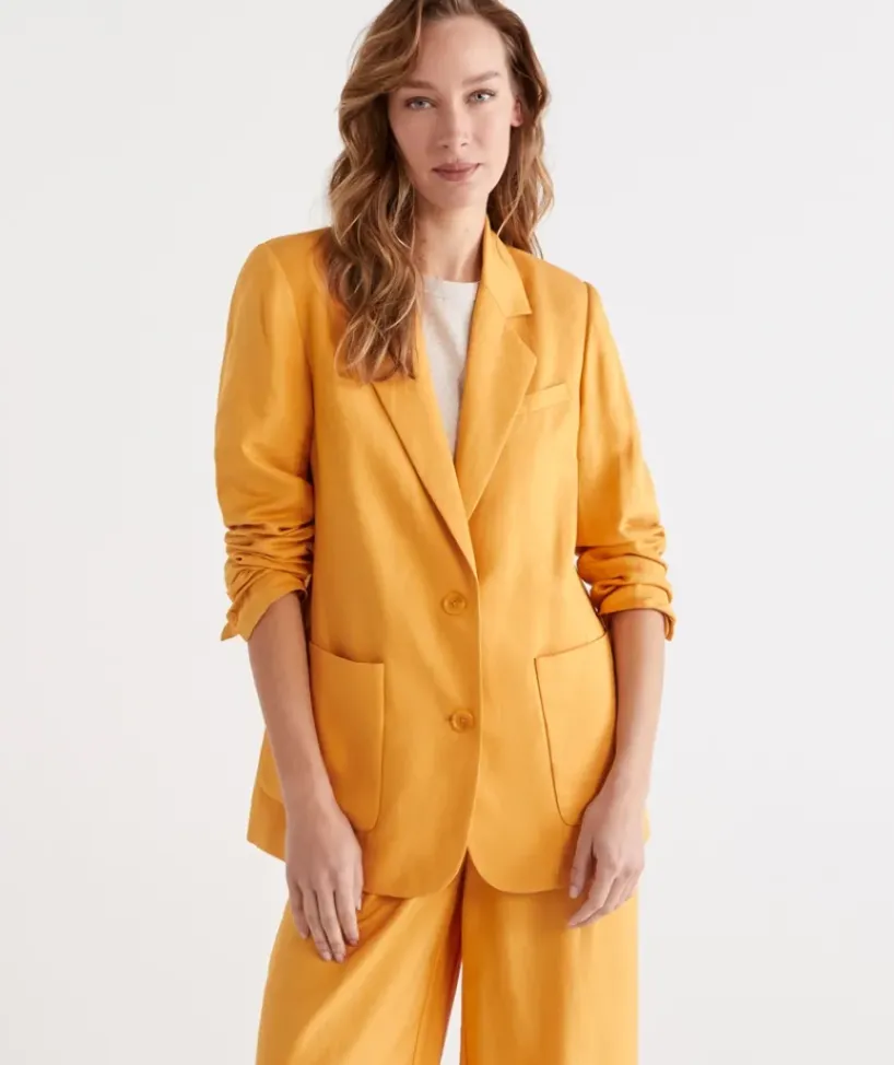 Pocket Detail Blazer<Sussan Best