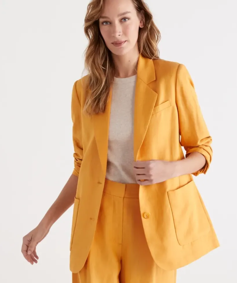 Pocket Detail Blazer<Sussan Best