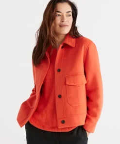 Pocket Detail Carcoat<Sussan Clearance