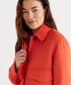 Pocket Detail Carcoat<Sussan Clearance