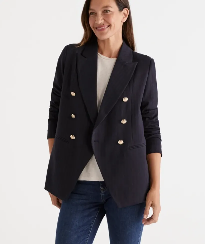 Ponte Cut Away Blazer<Sussan Sale
