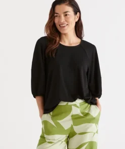 Raglan Puff Sleeve Top<Sussan Sale