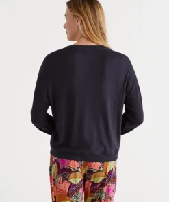 Relaxed Crew Neck Top<Sussan Clearance