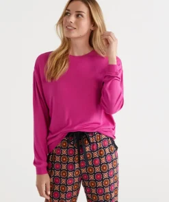 Relaxed Crew Neck Top<Sussan Clearance