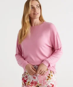 Relaxed Crew Neck Top<Sussan Clearance