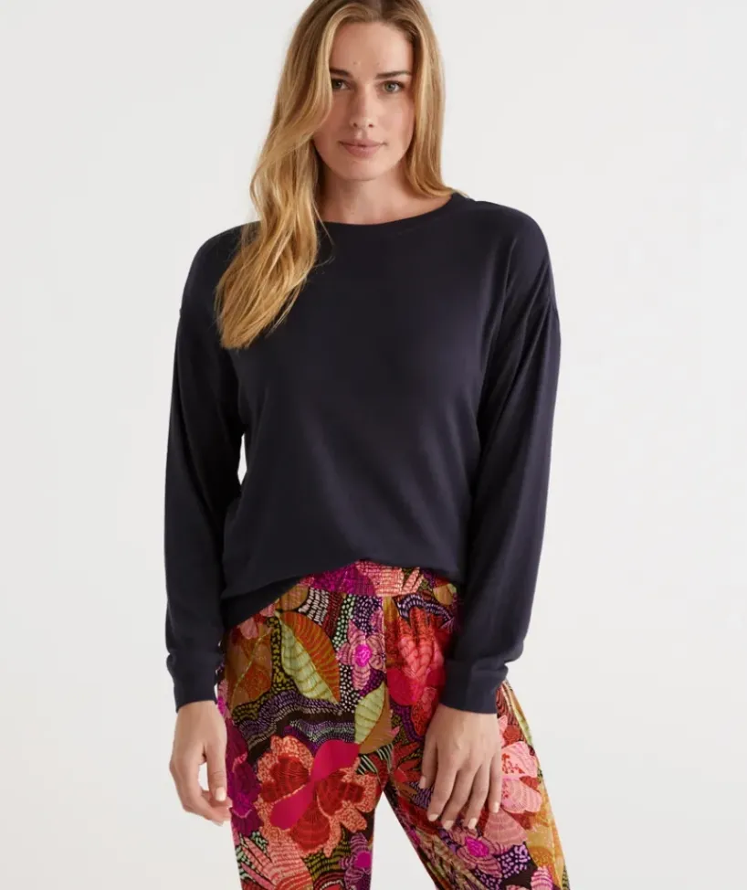 Relaxed Crew Neck Top<Sussan Best
