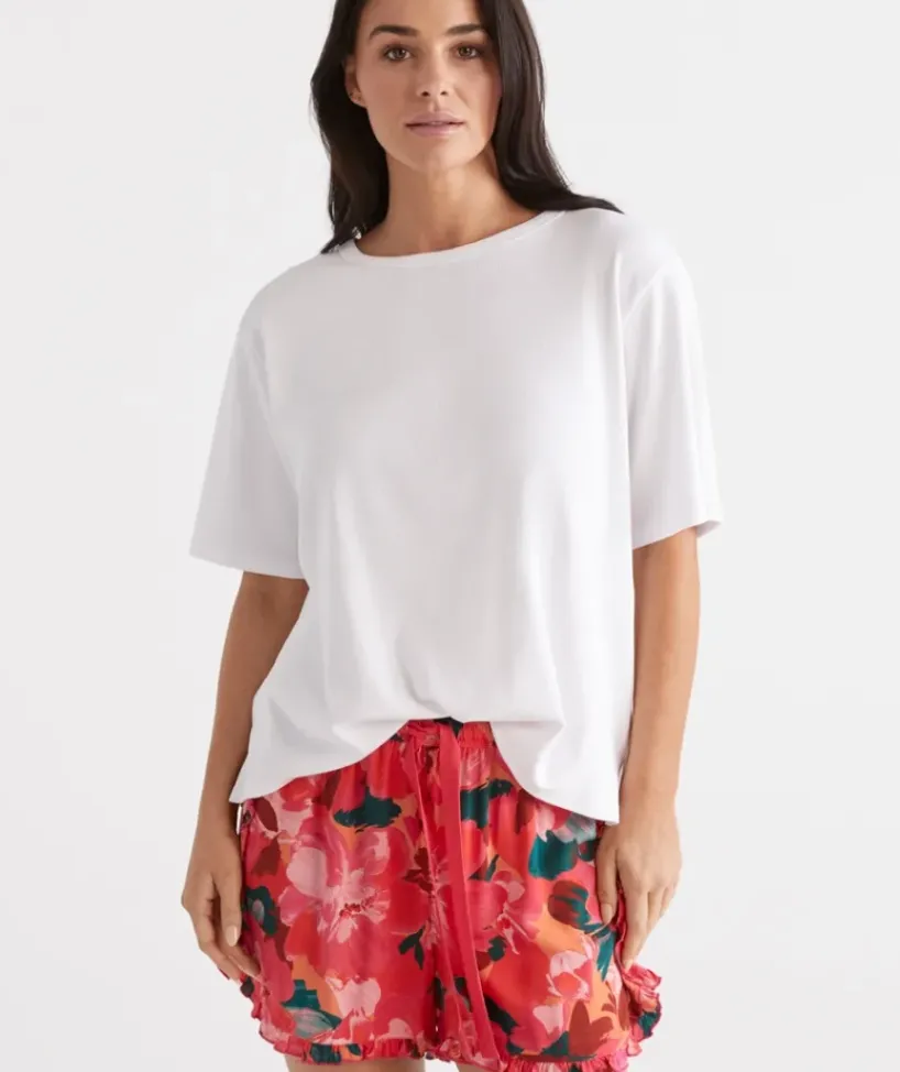 Relaxed Rib Australian Cotton Pyjama T-Shirt<Sussan New