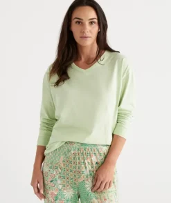 Relaxed V-Neck Top<Sussan Outlet