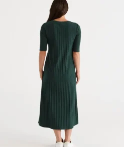 Rib Knit Dress<Sussan Discount