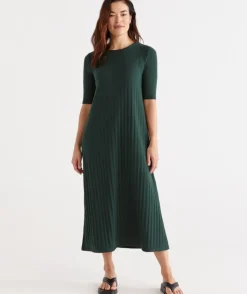 Rib Knit Dress<Sussan Discount