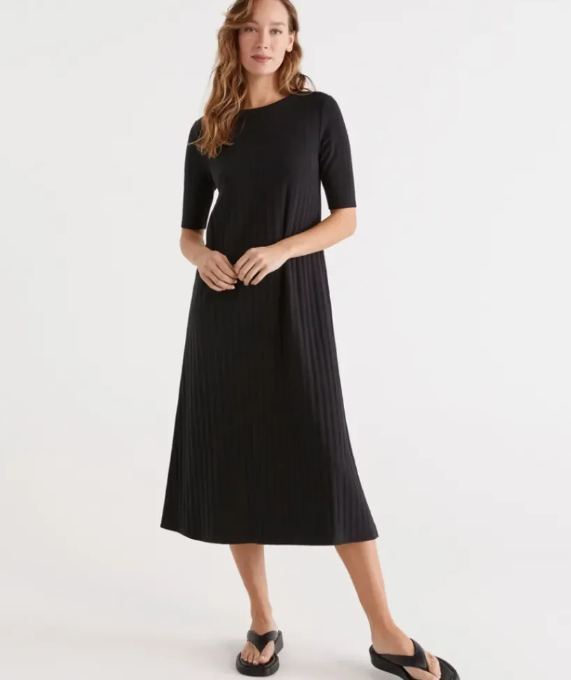 Rib Knit Dress<Sussan Outlet