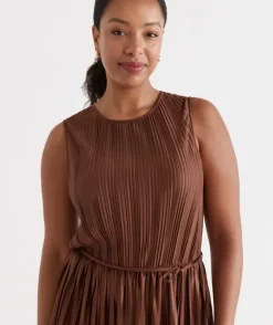 Soft Pleat Dress<Sussan Outlet