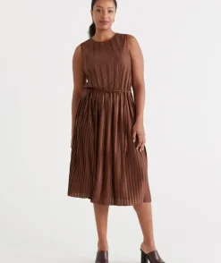 Soft Pleat Dress<Sussan Hot