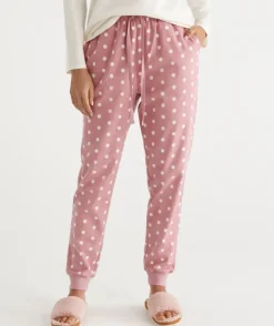 Spot Print Flannelette Pyjama Pant<Sussan