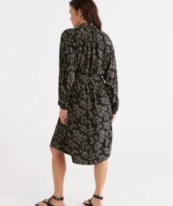 Spotted Leaf Dress<Sussan