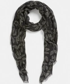 Spotted Leaf Scarf<Sussan Clearance
