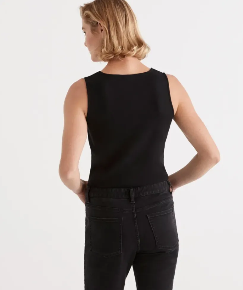 Square Neck Rib Tank<Sussan Online