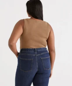 Square Neck Rib Tank<Sussan Online