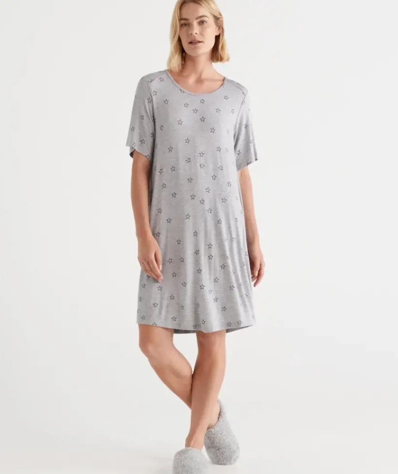 Star Print Knit Nightie<Sussan Online