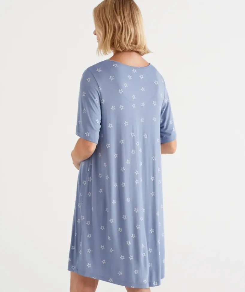 Star Print Knit Nightie<Sussan Online