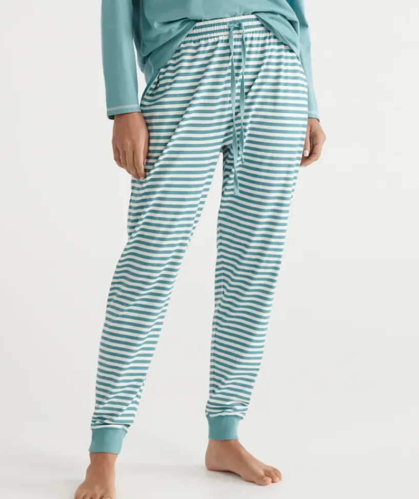 Stripe Australian Cotton Knit Pyjama Pant<Sussan Outlet