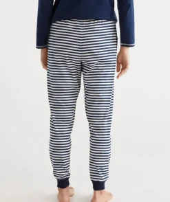 Stripe Australian Cotton Knit Pyjama Pant<Sussan Hot