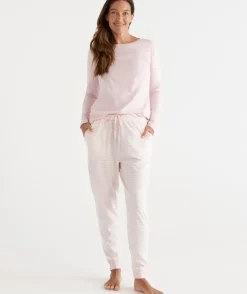 Stripe Australian Cotton Knit Pyjama Pant<Sussan Hot