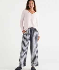 Stripe Wide Leg Pyjama Pant<Sussan