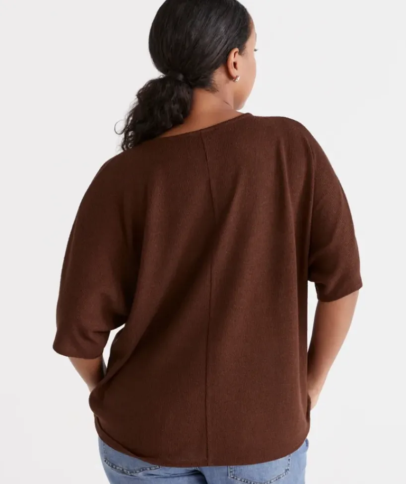 Textured Dolman Top<Sussan Online