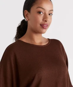 Textured Dolman Top<Sussan New
