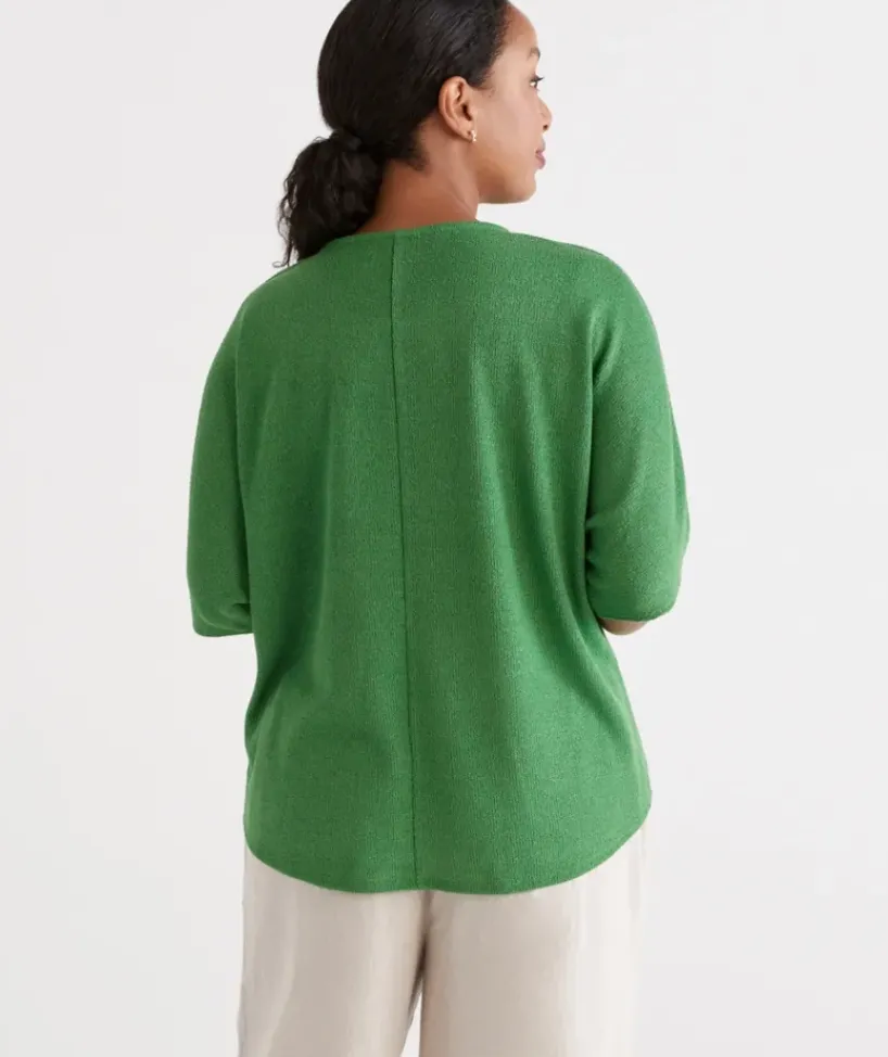 Textured Dolman Top<Sussan New