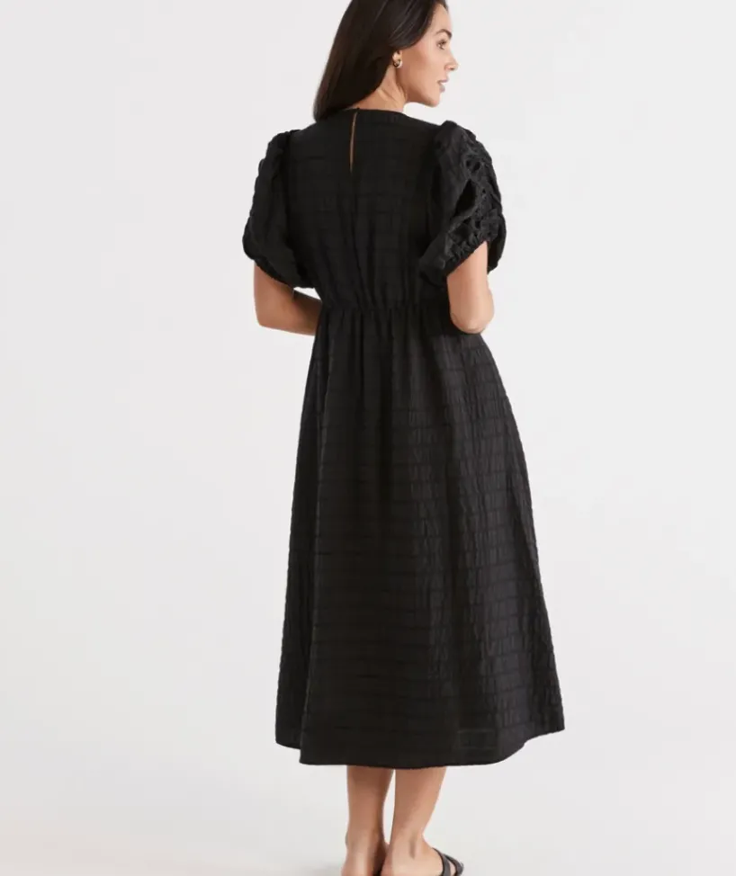 Textured Midi Dress<Sussan Hot