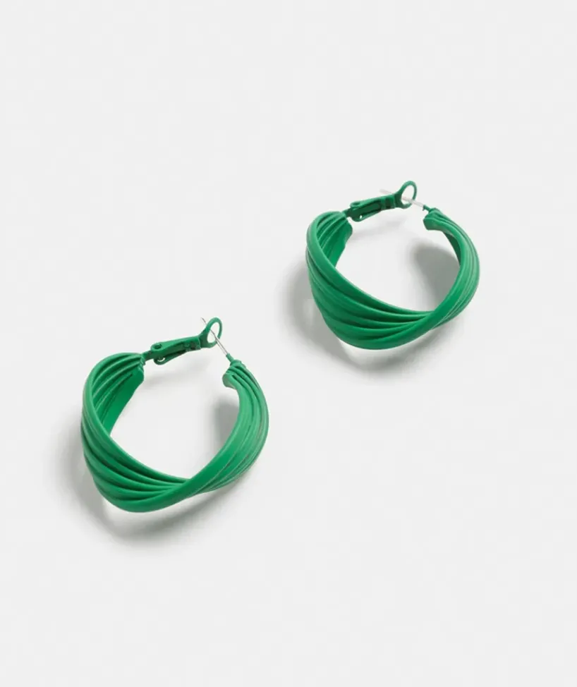 Twist Hoop Earrings<Sussan Hot