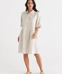 Utility Shirt Dress<Sussan
