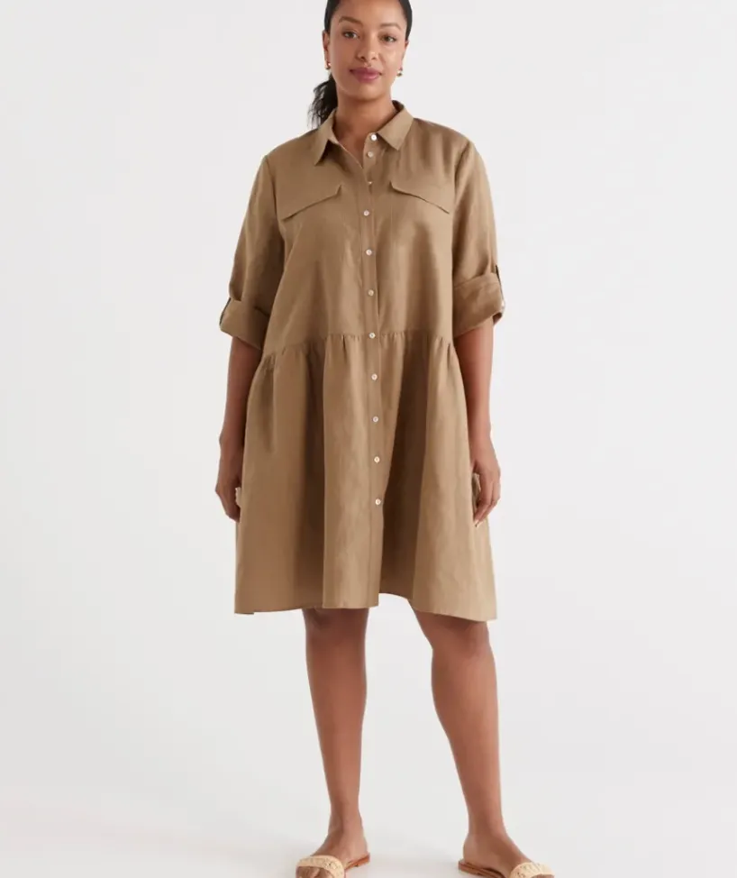 Utility Shirt Dress<Sussan