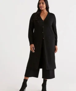 V Neck Longline Cardi<Sussan Best