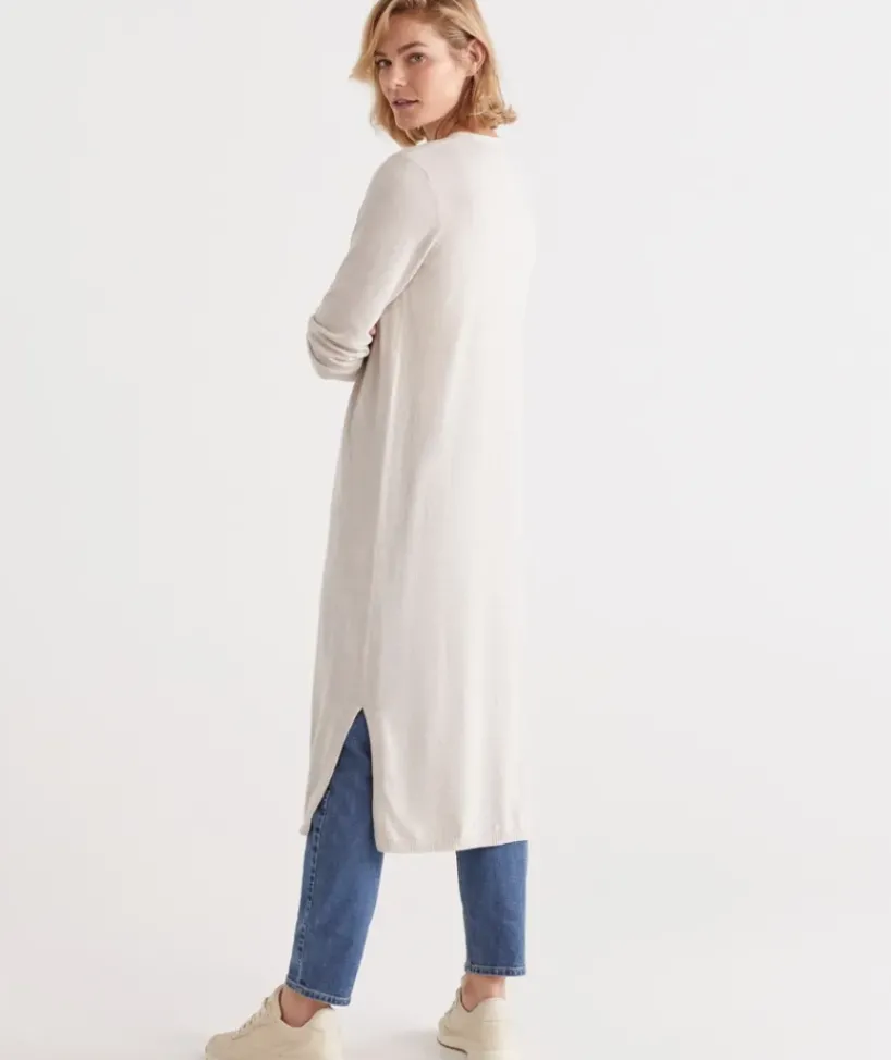 V Neck Longline Cardi<Sussan Best
