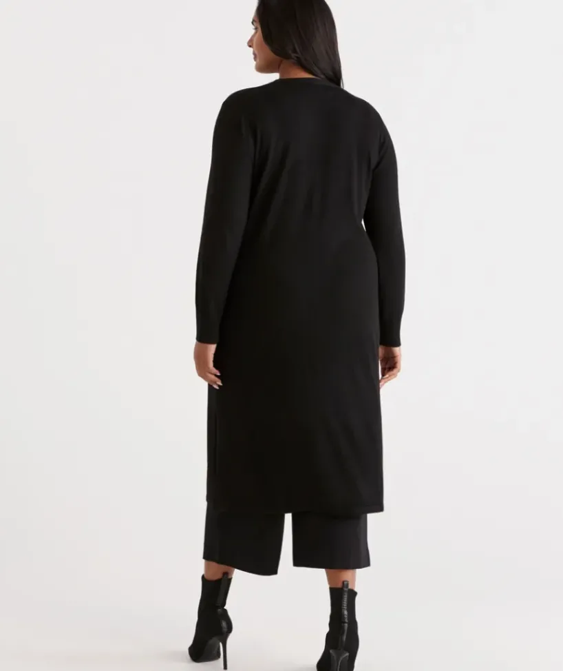 V Neck Longline Cardi<Sussan Outlet
