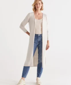 V Neck Longline Cardi<Sussan Outlet