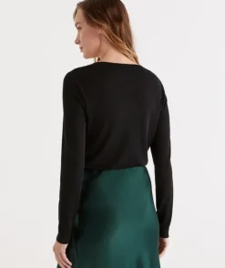 Wool Blend Scoop Top<Sussan Outlet